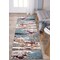 World Rug Gallery Distressed Abstract Watercolor Runner Rug 2' x 7' Multi 928MULTI2X7 - alternate 6